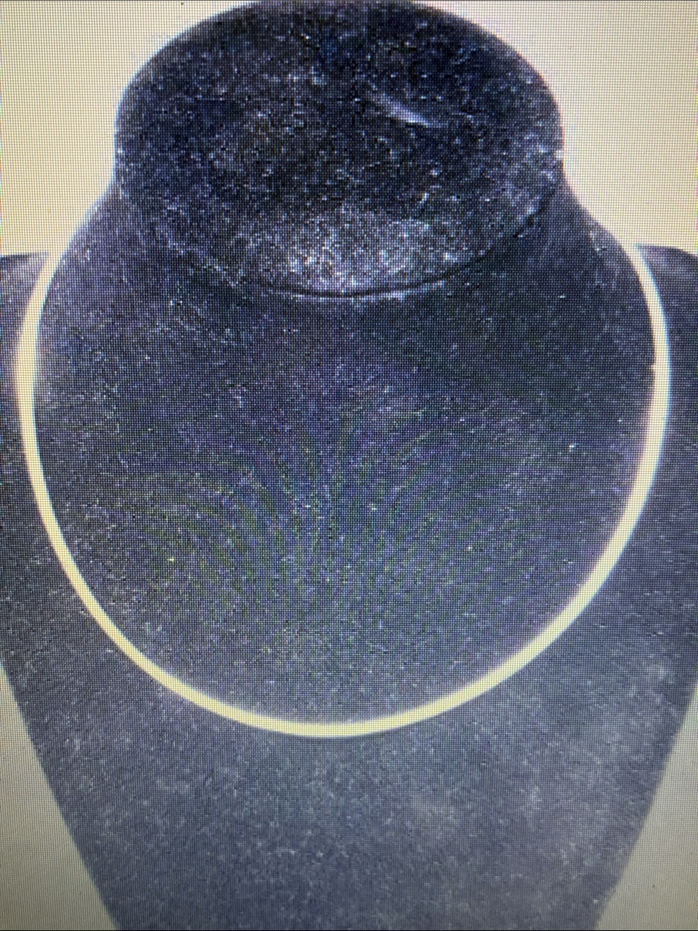 Omega 10 K  Two Tone. Yellow & White Gold  Necklace